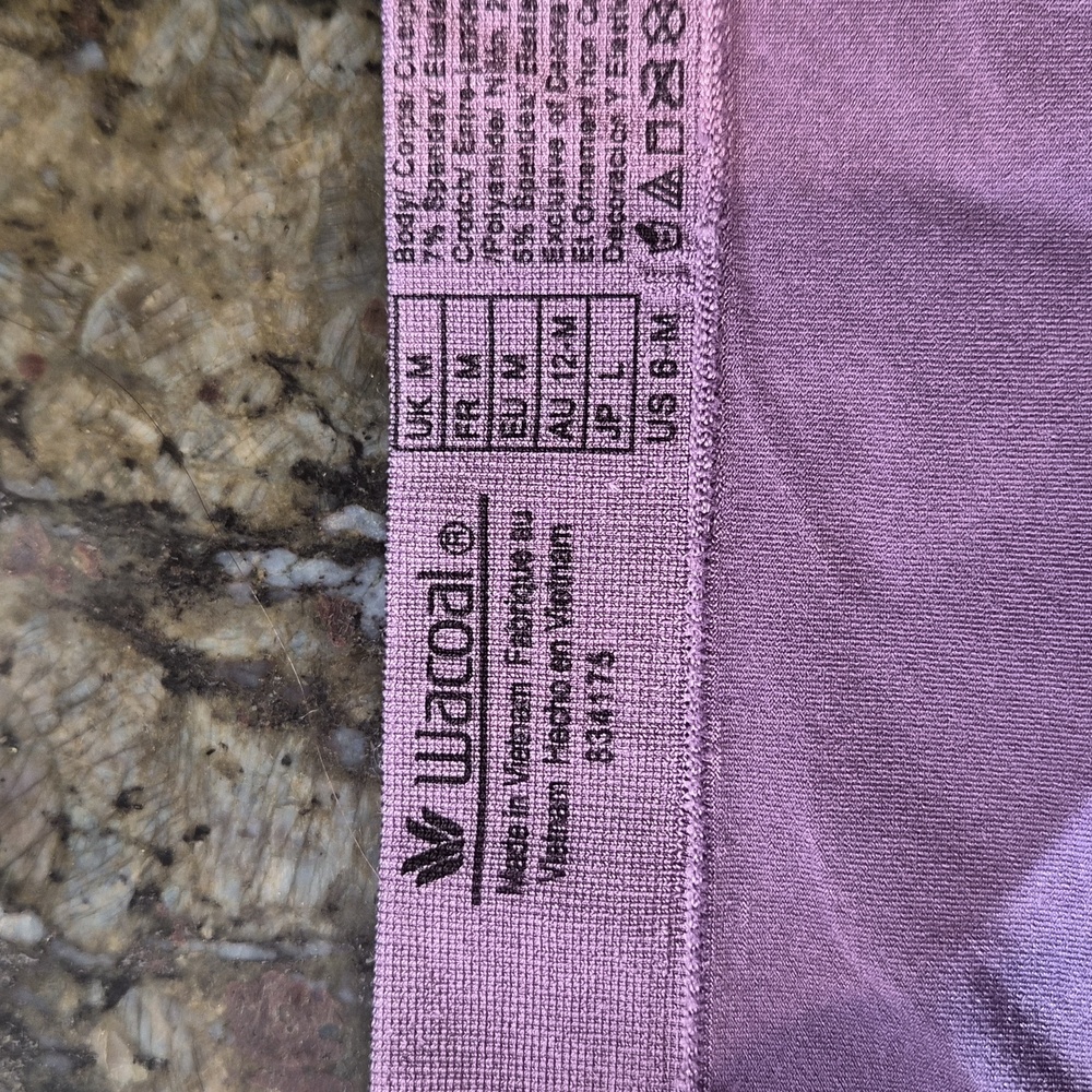 Wacoal Hi-Cut Purple Panties Underware M  New NWT - Picture 4 of 4